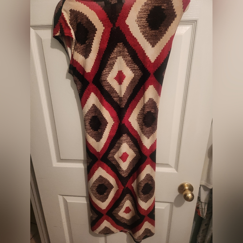 Ralph Lauren Ikat Pattern Eyecatching Sheath - Picture 5 of 5